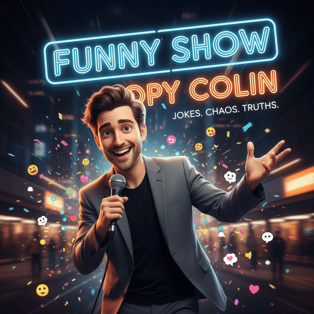 Cover art for Funny show copy colin